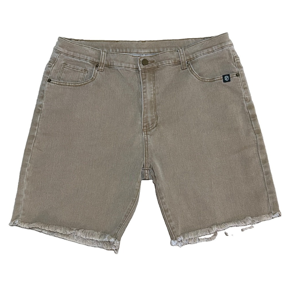 Born Primitive Men's Tan 2XL (36"x8") FLEX Stretchy Jorts